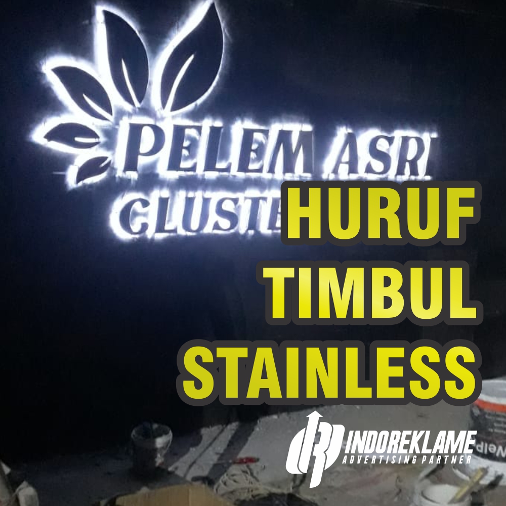 Huruf Timbul Stainless