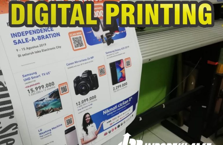 Jenis bahan digital printing