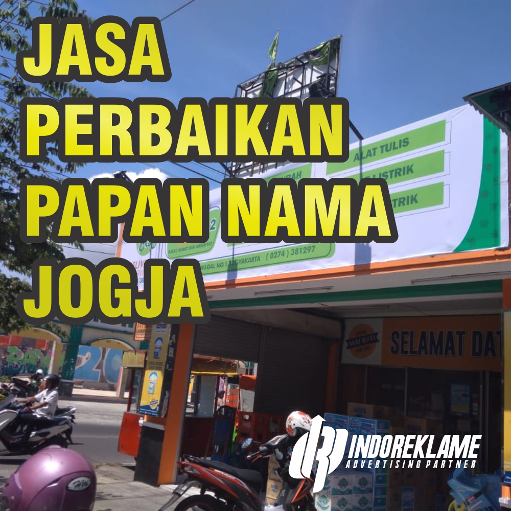 Jasa perbaikan papan nama Jogja